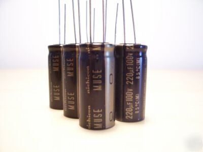 Nichicon muse audio 220UF-100V audiophile capacitors kz