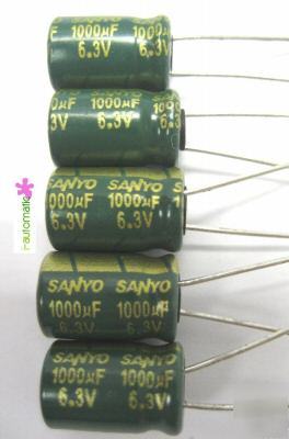 Sanyo wg 6.3V 1000UF motherboard capacitor japan 20PCS