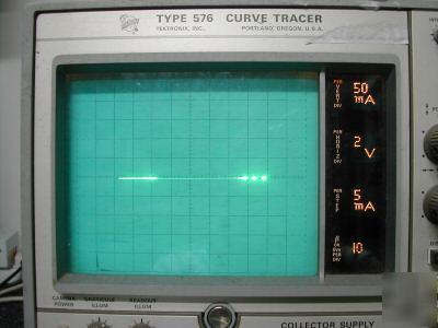 Tektronix 576 curve tracer with A1007