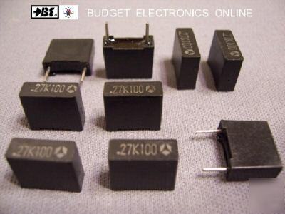 Thomson .27UF 100V 10% box film capacitor ( 25-pack )