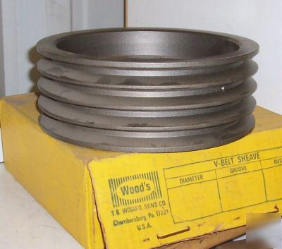 Woods 8 6 4B sk v-belt sheave 864B