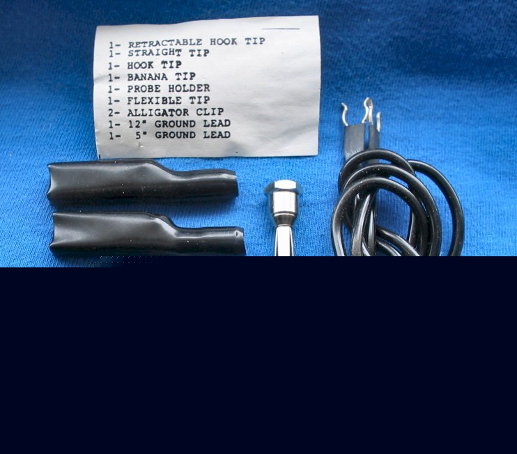 10 test connector clip lead tip probe cable electronics