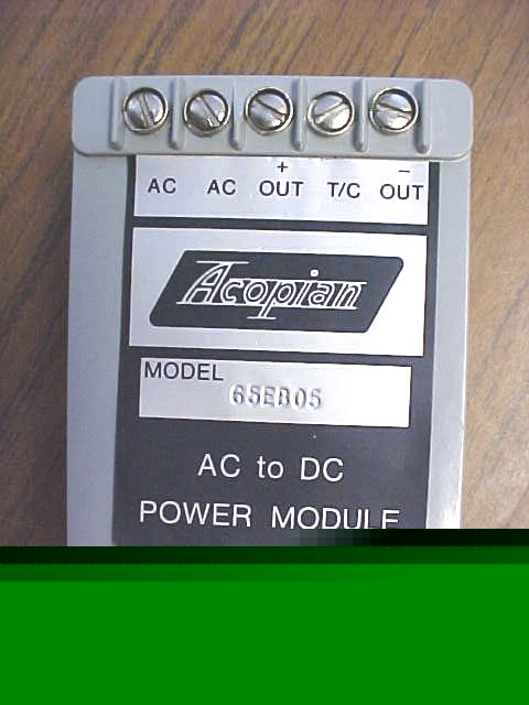 Acopian ac to dc power module, 65EB05