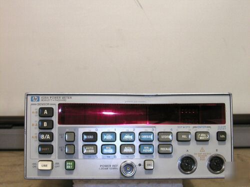 Agilent 438A dual power meter hewlett packard