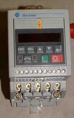 Allen bradley bulletin 160 3/4 hp vfd