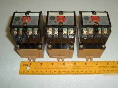 Allen bradley relay 120V coil 700-P400A1 lot of 3