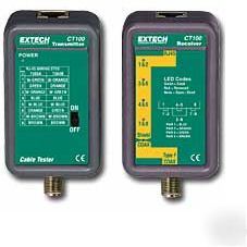 Extech CT100 Â¿ network cable tester - RJ45 & f type