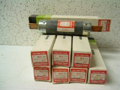 Fuses nls 200 600 vac class h. ul listed <829N5