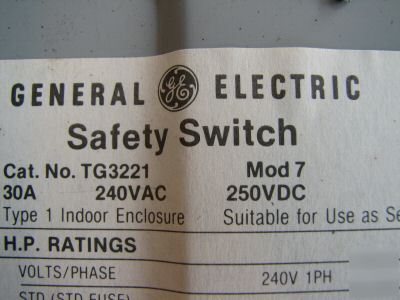 Ge safety switch no at 882458 1 pc # 58