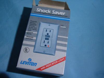 Receptacle duplex 15 amp 125 volt gfi leviton ivory