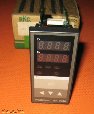 Syscon rkc rex-C400 temperature controller C400FJA3 