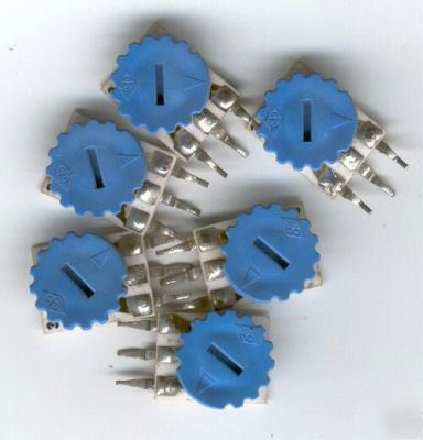 Thumbwheel potentiometer 250 ohm lot of 6