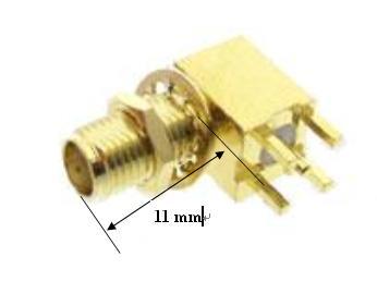 Zou@ 50PCS rf print connector sma female /sma kwye