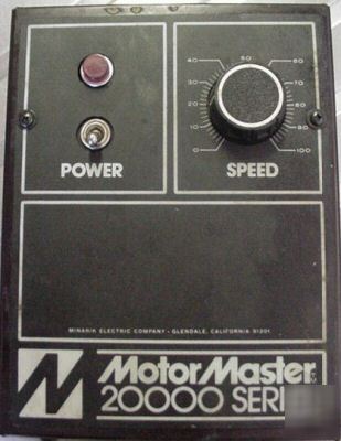 Minarik motor master 20000 series MM23101A speed drive