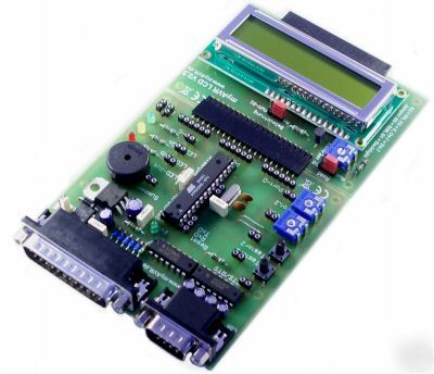 Myavr assembly kit lpt + lcd avr atmel microcontroller