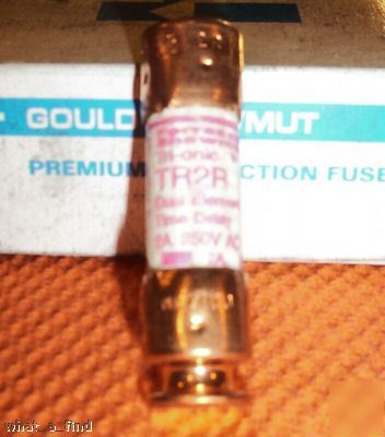 New gould shawmut tr-2-r tri-onic fuse TR2R nnb