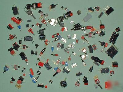 New lot of 120 assorted hobbiest switches, 