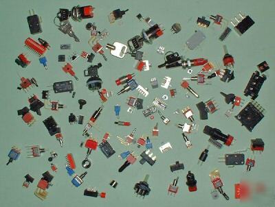 New lot of 120 assorted hobbiest switches, 