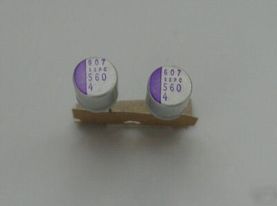 4 sanyo sepc 4V 560UF os-con aluminum solid capacitors