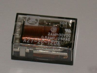 American zettler AZ7-2C012DE 12VDC pcb relay dpdt 2A30V