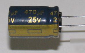 Capacitor 25V 470UF 10MM low-esr mainboard repair