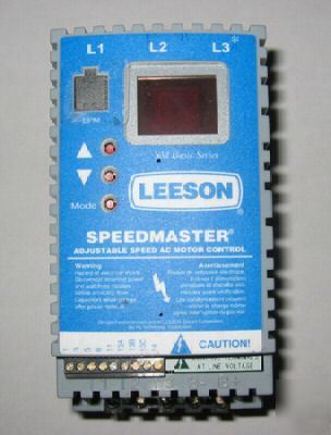 Leeson sm speedmaster variable frequency drive vfd 