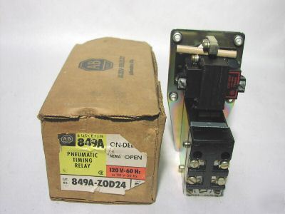 New allen bradley 849A-ZOD24 timing relay 849AZOD24 