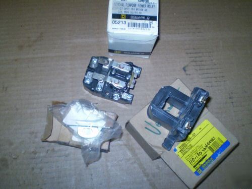 New lot of 12 square d misc. parts, 