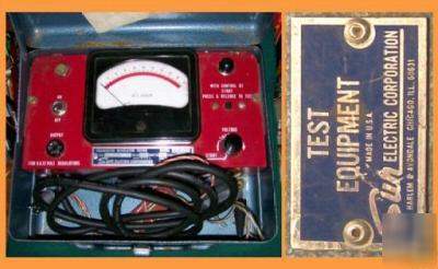 Sun electric corp. transistor regulator tester, trt-12