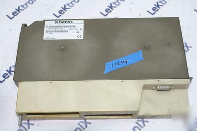 Siemens 6ES5 943-7UB11 CPU943B with 48KB ram & 1 port