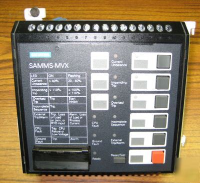 Siemens SAM7 samms-mvx advanced motor master system