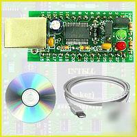 Usb serial uart ftdi interface adapter board avr pic 