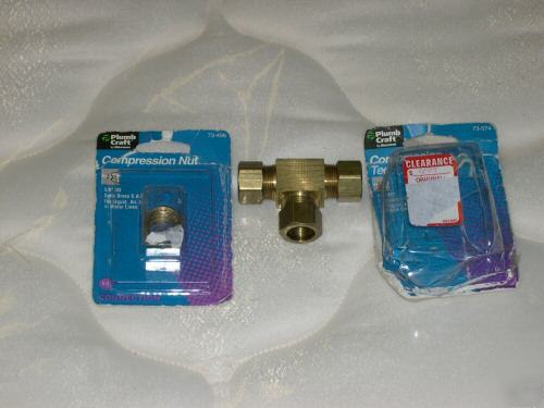 Variety pack of connectors--metal and brass---54 items