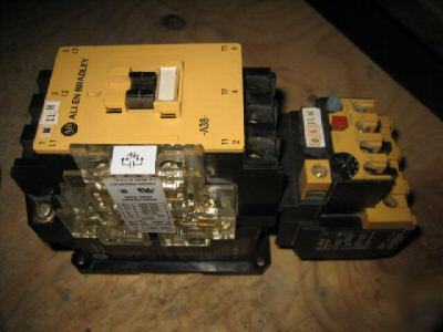 Ab allen-bradley starter cat.no. 100-A38N*3 30 hp 38 a