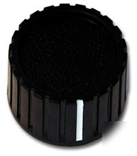 Control panel knob 358 black gloss knobs 25 pc.