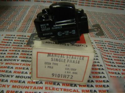 Cutler hammer manual starter 9101H72 singe phase ch