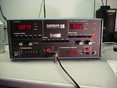 Datatape inc TSC2000A tape system calibrator