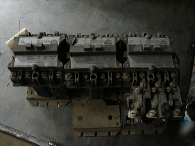 Lot (3) ge size 1 starters contactor