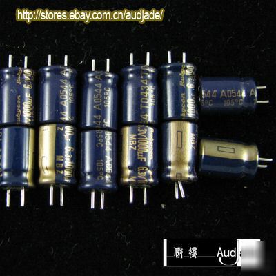 New 240PCS 1000UF 6.3V rubycon mbz pc capacitors 