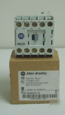 New allen bradley control relay 700-M220A1S in box