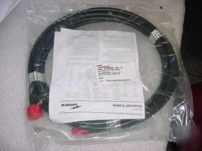 New andrew coaxial cable 1/2 heliax cable 20 ft n-male