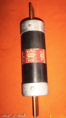 New buss fuse nos 400 one time fuse 400 a bussman