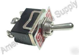 New on/on spdt toggle switch, 10/15A 125/250 vac 