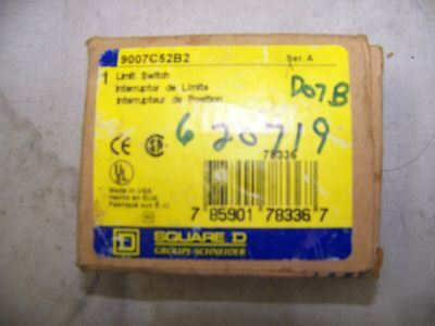 New square d limit switch 9007 C62B2 9007C62B2 