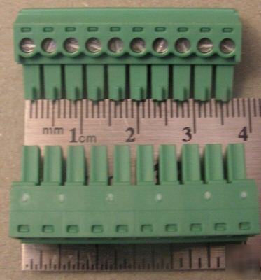 Phoenix terminal block combicon connection plug 10 pos