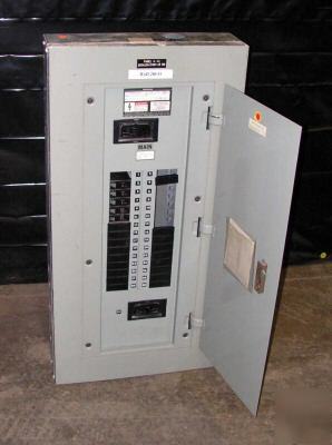 Siemens 200 amp main breaker S2 panelboard 120/240 vac