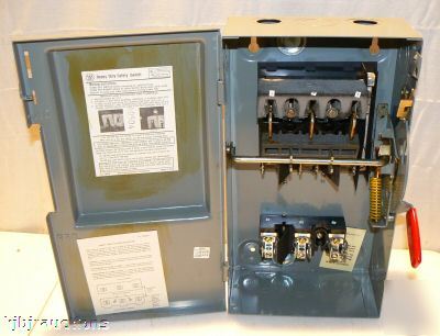 Westinghouse 60 amp heavy duty safety disconnect switch