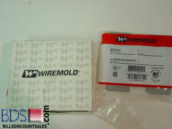 Wiremold flush adapter gray c#G2051H