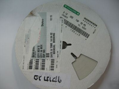 5000PCS p/n CR0805D12200 ; 10K 0805 5% 200PPM chip res