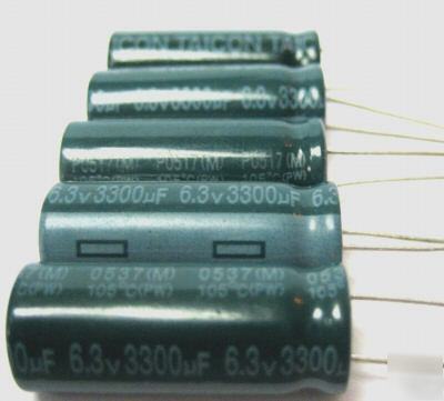 6.3V 3300UF 10MM ultralowesr capacitor for motherboard